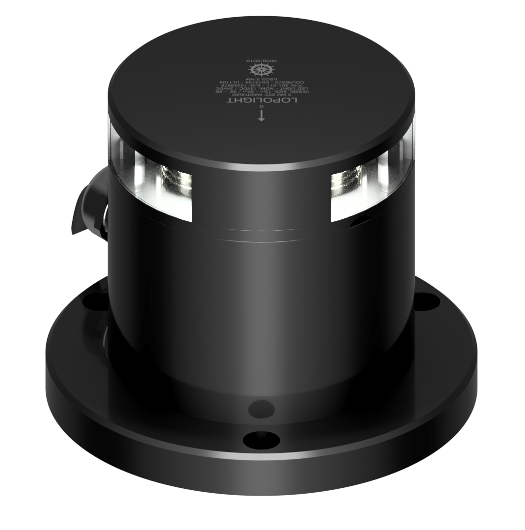 5nm 225° White, Masthead, black anodized Ice-Class 5nm 225° White, Masthead, black anodized Ice-Class